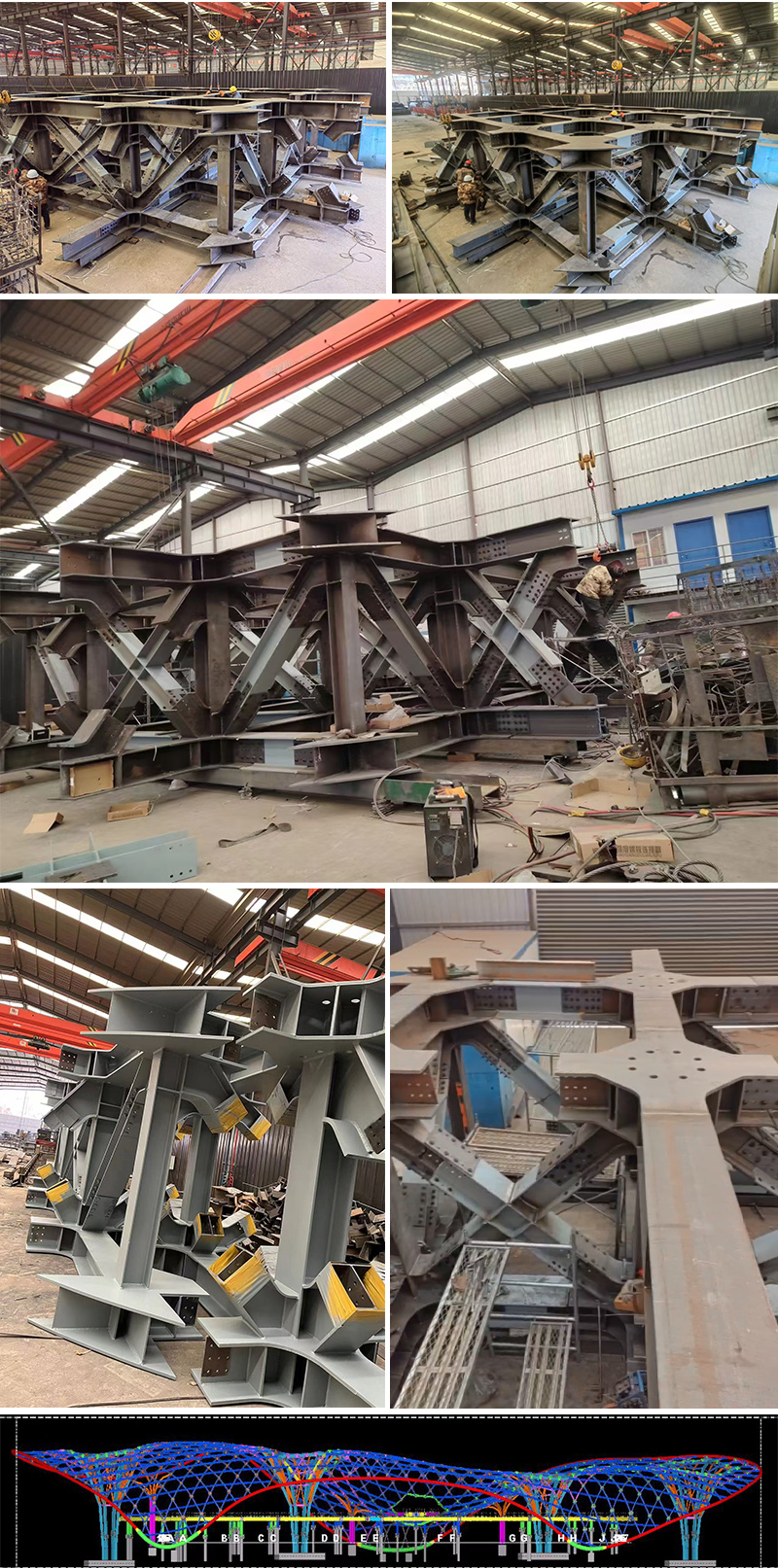 三峡恒基能脉瓜州70万千瓦“光热储能+”东吸热塔钢结构项目